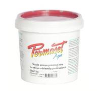 Permaset Aqua Standard 1 Litre Bright Red - Screen Printing Ink for Fabric - Ideal Screen Printing Kit for Home Office, Starter Kit, Fabric Paint, Screen Printer and other Fabric Ink