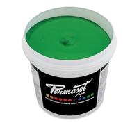 Permaset Aqua Standard 1 Litre Mid Green - Screen Printing Ink for Fabric - Ideal Screen Printing Kit for Home Office, Starter Kit, Fabric Paint, Screen Printer and Other Fabric Ink