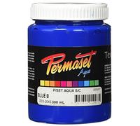 Permaset Aqua Standard 300ml Blue - Screen Printing Ink for Fabric - Ideal Screen Printing Kit for Home Office, Starter Kit, Fabric Paint, Screen Printer and Other Fabric Ink