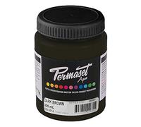 Permaset Aqua Standard 300ml Dark Brown - Screen Printing Ink for Fabric - Ideal Screen Printing Kit for Home Office, Starter Kit, Fabric Paint, Screen Printer and other Fabric Ink