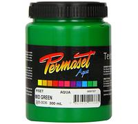 Permaset Aqua Standard 300ml Mid Green Ink - Screen Printing Ink for Fabric - Ideal Screen Printing Kit for Home Office, Starter Kit, Fabric Paint, Screen Printer and Other Fabric Ink