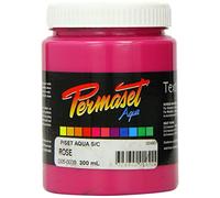 Permaset Aqua Standard 300ml Rose - Screen Printing Ink for Fabric - Ideal Screen Printing Kit for Home Office, Starter Kit, Fabric Paint, Screen Printer and Other Fabric Ink