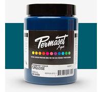Permaset Aqua Standard 300ml Turquoise - Screen Printing Ink for Fabric - Ideal Screen Printing Kit for Home Office, Starter Kit, Fabric Paint, Screen Printer and Other Fabric Ink