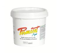 Permaset Aqua Standard 4 litres Standard White - Screen Printing Ink for Fabric - Ideal Screen Printing Kit for Home Office, Starter Kit, Fabric Paint, Screen Printer and Other Fabric Ink