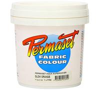 Permaset Aqua Super 1 Litre Fabric Printing Ink - Glow Orange