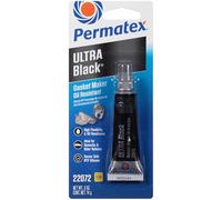 Permatex 22072 Ultra Black RTV Silicone Gasket Maker: Low Odor, Sensor-Safe, Non-Corrosive Sealant with Oil Resistance 14g