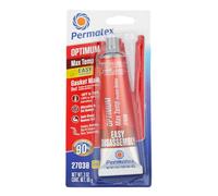 Permatex 27038 Optimum Red RTV Silicone Gasket Maker: Suitable for Exhaust Manifold,Header,Turbochargers & Slip Fit Exhaust Parts,Temperature Resistant(up to 399°C),Sensor Safe,Non-Corrosive 3.35oz