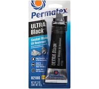 Permatex 82180 Ultra Black RTV Silicone Gasket Maker: Low Odor, Sensor-Safe, Non-Corrosive Sealant with Oil Resistance 1 x 85g
