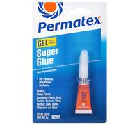 Permatex 82191 Super Glue Gel, Non Drip Formula, Strong long lasting transparent bond, Fast acting 1 x 2g