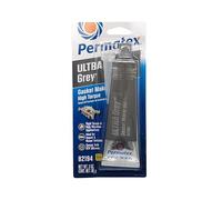 Permatex 82194 Ultra Grey Rigid High-Torque RTV Silicone Gasket Maker, Sensor Safe And Non-Corrosive, For High Torque And Vibration Resistant Applications, 3 oz