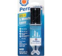 Permatex 84101 5 Minute Epoxy Gel, General Purpose non drip formula for mess free application, Water Resistant non shrinking formula, No clamping required 1 x 25ml
