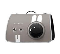 Permeable Cats Carriers Transparents Cats Cage Portable Pet Bag Clear Cats for Comfortable Pet Travel and Ventilation