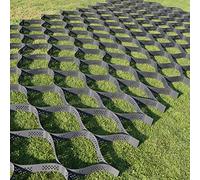 Permeable Grass Pavers Grid for Driveways & Parking Areas - Gravel Stabilizer Ground Grid for Landscape Support & Base Pavement - Durable Eco-Friendly Geo Wall Grids