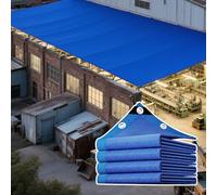 Permeable Shade Netting with Grommets - Sun Shade Cloth for Greenhouse, Deck, Lawn & Garden - Rectangle Canopy with Reinforced Edges & Corners (1x4m)
