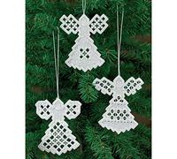 Permin Angel Hardanger Ornament Cross Stitch Kit