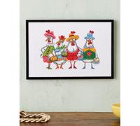 Permin Chick-O-Holics Counted Cross Stitch Kit, 30cm x 20cm