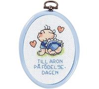 Permin Counted Cross Stitch Kit Baby Boy Mini 2