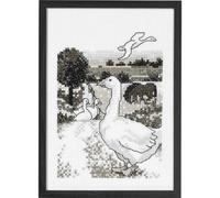 Permin counted cross stitch kit "Goose", 20x29cm, DIY, 92-0732