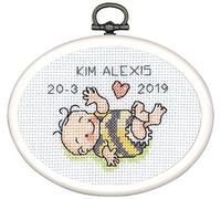 Permin Counted Cross Stitch Kit New Baby Mini 3