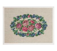 Permin counted cross stitch kit "Roses", 60x44cm, DIY, 90-9585
