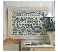 Permin counted cross stitch kit "Sampler", 64x67cm, DIY, 39-0480