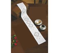 Permin counted Hardanger table runner stitch kit "Hardanger", 17x125cm, DIY, 65-