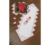 Permin counted Hardanger table runner stitch kit "Hardanger", 33x86cm, DIY, 63-1