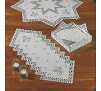 Permin counted Hardanger table runner stitch kit "Winter Hardanger", 29x67cm, DI