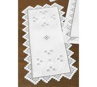 Permin Hardanger Table Runner Embroidery Kit, Hardanger Counted Pattern, Multi-Colour