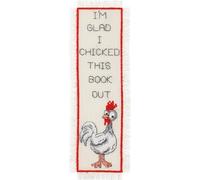 Permin Im Glad Counted Cross Stitch Kit, 7cm x 22cm
