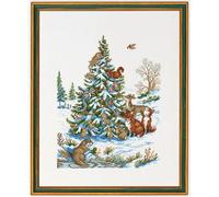 Permin Natures Christmas Tree Counted Cross Stitch Kit