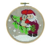Permin Owl and Elf Framed Cross Stitch Kit, One
