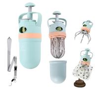 Pernapaw Pooper Scooper for Dogs - Portable Dog Pooper Scooper with Bag Dispenser & Claw, Foldable Hands-Free Pickup Tool, Compact Poo Scooper for Dogs, Easy Outdoor Poop Scoop for Walks