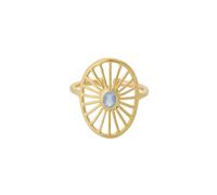 Pernille Corydon Dream Catcher Ring 18 ct. Goldplated Silver R-672-GP-48 - Woman - 925 Sterling Silver Gold 48
