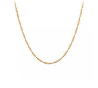 Pernille Corydon Singapore Necklace 18 ct. Goldplated Silver n-695-gp-42 - Woman - 925 Sterling Silver Gold 42 cm