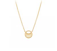 Pernille Corydon Small Daylight Necklace 18 ct. Goldplated Silver n-472-gp - Woman - 925 Sterling Silver Gold 40 cm