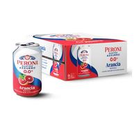 Peroni Nastro Azzurro 0.0% Arancia Alcohol-Free Beer with Blood Orange Can 24 x 330ml