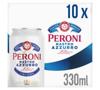 Peroni Nastro Azzurro 10 X 330ml (Abv 5%)