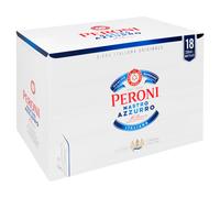 Peroni Nastro Azzurro Beer Lager Bottles 18x330ml