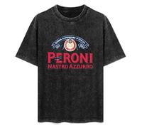 Peroni Nastro Azzurro Italian Beer Men's T-Shirt Black Unisex Mens Tees L