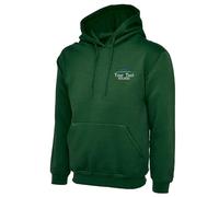 Perosnalised Embroidered Your Text Auto Hoodie, Mechanical Logo, Mechanics, Workwear, Car Mechanic, Auto Repair Car, Handyman, Father's day, hood Hoodie Bottle Green