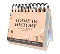 Perpetual Calendar, Daily World History Facts Desktop Calendar, Historical Info For Every Day Of The Year, Page A Day Gift For History Enthusiasts