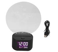 Perpetual Calendar Digital Clock 3D Stereo Acrylic Cartoon Night Light Led Colorful Clock With Base, Table Alarm Clock for Home Bedroom Kids Gift