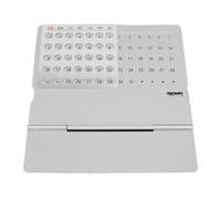 Perpetual Calendar - Metal Yearly Display as Ambient Decoration - Modern Desk with Perpetual Calendar | for School Apartment Family Teacher Student Planning Year Nu