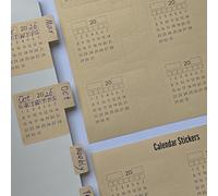 Perpetual Calendar Sticker DIY Month & Year Planner Labels for Journals, Planners, & Notebooks for Limitless Organization (Freedom)