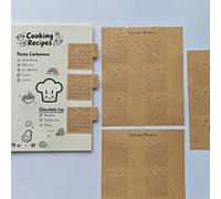 Perpetual Calendar Stickers Customizable Monthly Tabs Divider Index Labels for Journals, Notebooks & DIY Planning (Trust)