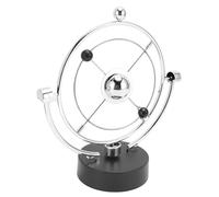 Perpetual Motion Asteroid Toy Electronic USB Battery Powered Planetary Motion Model Teaching Tool Desk Ornament for Home Office Classroom Iron Plastic 21.8cm