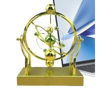 Perpetual Motion Desk Toy - Office Desk Toy | Balance Sculpture | Metal Motion Decor | Physics Science Gadget | Home Office Decoration | Gift For Engineers & Students | Art Craft Home Decor