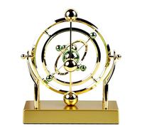 Perpetual Motion Machine Desk Toy - Celestial Orbit Kinetic Art Model Kit, Motion Energy Sculpture for Office, Home Decor, Astronomy Lovers, Cool Desk Gadget