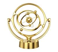Perpetual Motion Machine Desk Toy - Executive Desk Science Gadget, Physics Demonstration Tool | Multipurpose Stress Reliief Earth Themed Magnetic Kinnetic Sculpture for Classroom or Offices Decoration